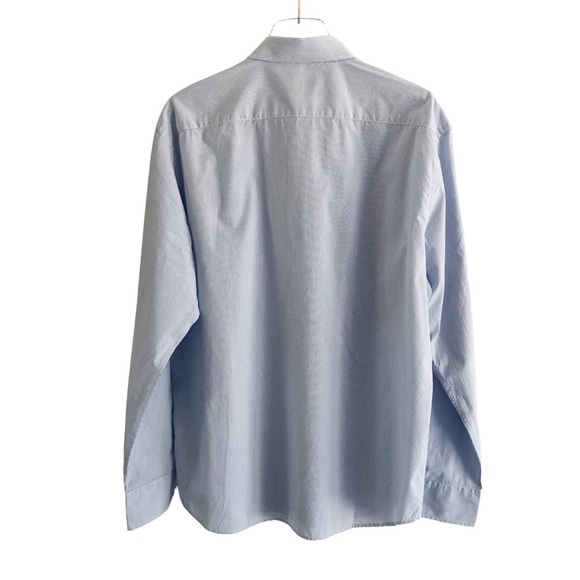 UNTUCKit Blue White Striped Button Front XL Shirt - Picture 3 of 7